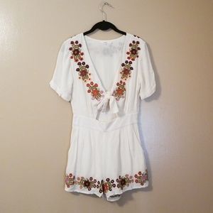 Tularosa Embroidered Romper